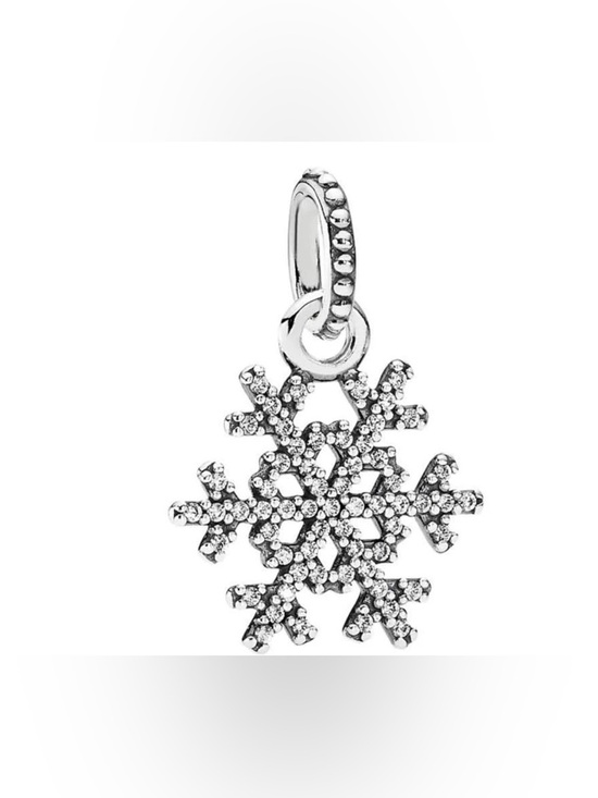 Pandora Jewelry - Pandora Winter Kiss Snowflake Charm - Silver 925